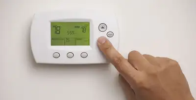Digital thermostat installation with precise temperature programming in Stockton, CA