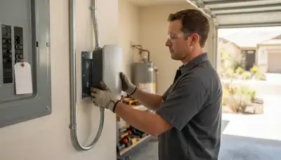 Level 2 EV charger installation with a dedicated 240-volt circuit in Escalon, CA