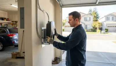 Electric vehicle charger installation by a licensed electrician in Ripon, CA