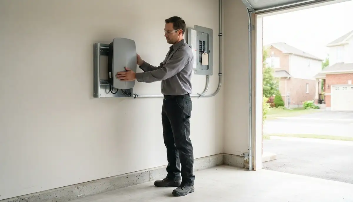 Electric vehicle charger installation with a dedicated circuit in Woodbridge, CA