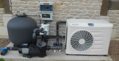 electric heater installation services with connected outdoor heating system equipment in Stockton, CA