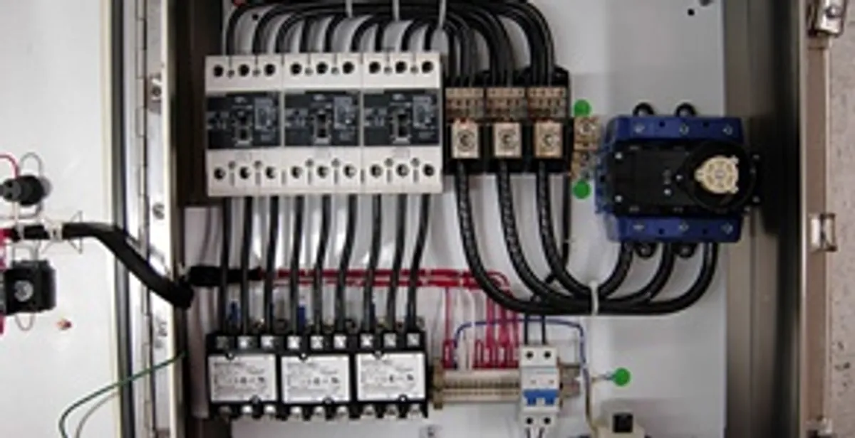 Electrical panel installation with organized circuit breakers and wiring in Stockton, CA