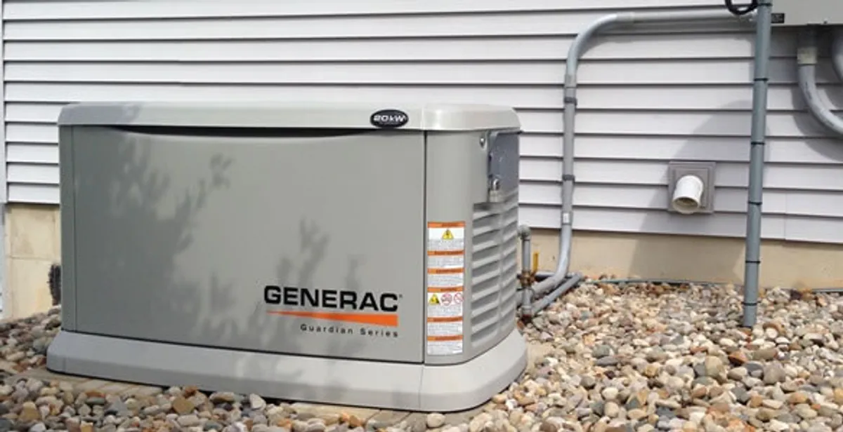 generator installation service featuring outdoor standby generator setup by licensed electricians in Stockton, CA