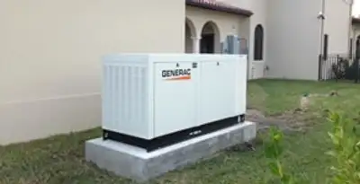 generator installation service showing standby generator professionally installed for residential power backup in Stockton, CA