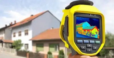 home energy audit service performing exterior thermal inspection to identify energy loss in Stockton, CA
