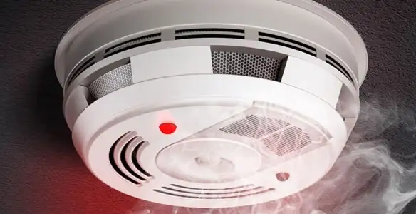 Installed smoke detector providing reliable fire detection in Stockton, CA