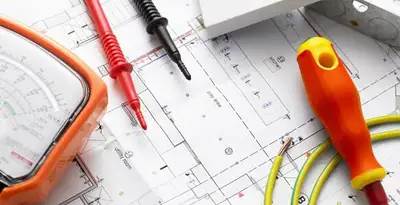licensed electrician planning and testing electrical systems using professional tools in Stockton, CA