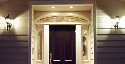 security light installation services with professionally installed entryway lighting in Stockton, CA