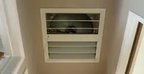 whole house fan installation services with ceiling-mounted ventilation system in Stockton, CA